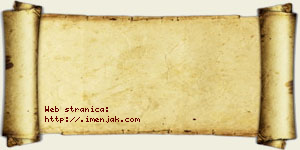 Žaklina Perović vizit kartica